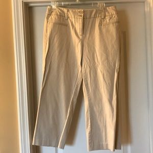 New York & Company Khaki Capri Pants